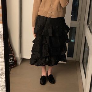 &other stories black mid skirt